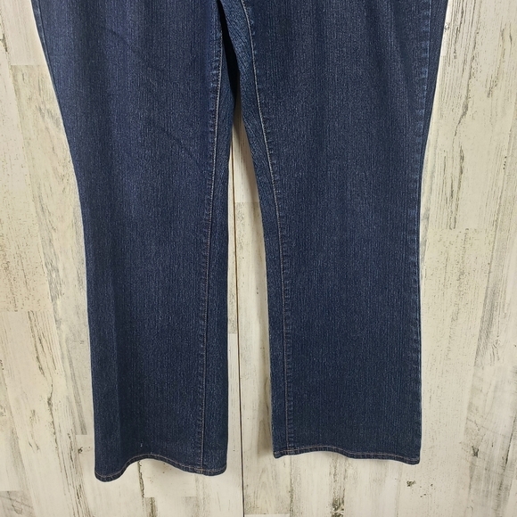 Thres 3 clothing dark wash wide leg jeans women's plus size 16 - Picture 3 of 13